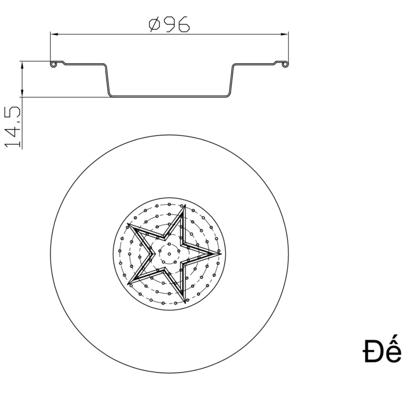 Đế Phin – bản vẽ kỹ thuật